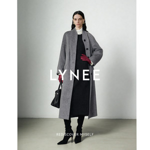 LYNEE [Black Label] vintage style long Suli alpaca coat imported from Peru