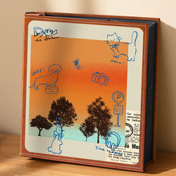 Photo Album, Large-Capacity Photo Album, Interstitial Photo Album 5inch 6inch LAOSHU Children's Family Baby Growth Record Album