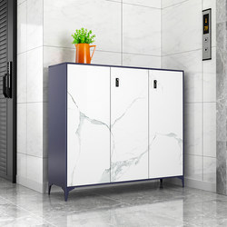 Shoe Cabinet, Steel, Household, with Lock, Integrated Wall-Mounted Storage Cabinet, Large Capacity, for Entryway, Indoor and Outdoor Corridor Use, Shoe Rack