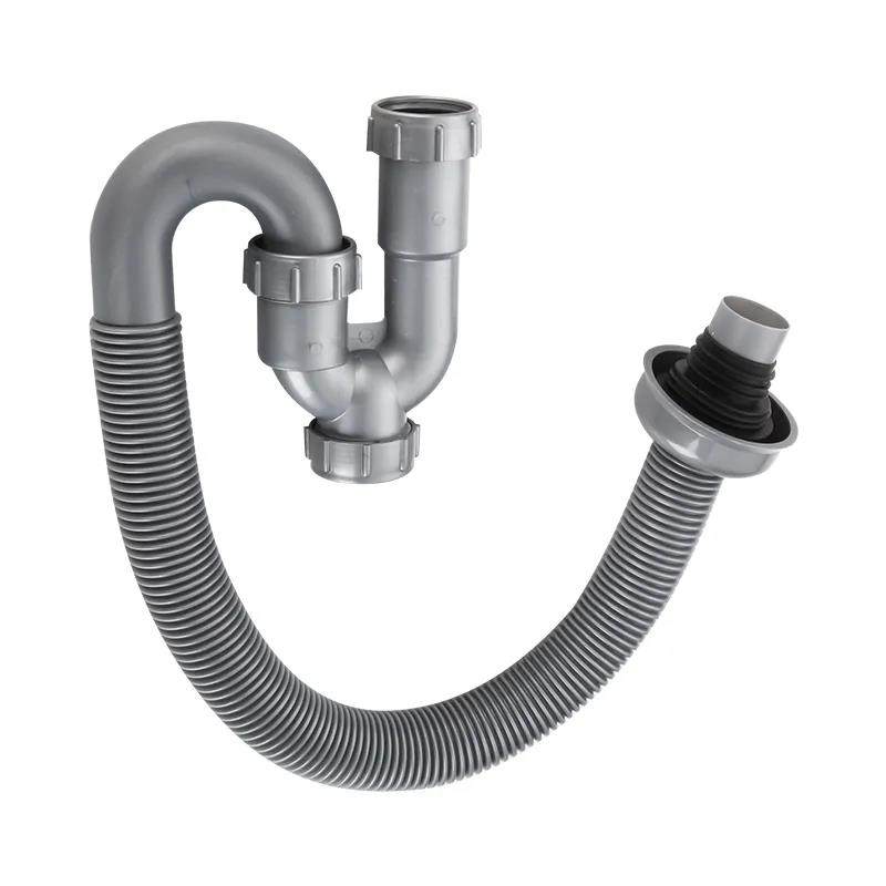 Joints De Vidange Lavabo T TAKONE - Kit 9 Pièces - 1 1/2 Pour Siphon 40mm - Caoutchouc Noir/blanc - DIY Plomberie