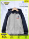 Snoopy boys spring jacket spring and autumn style 2025 new boy zipper hooded children's spring sweatshirt cardigan