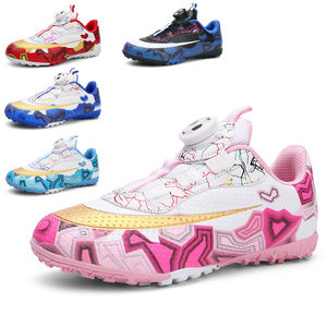 
Children's rotating buckle broken nail training football shoes for girls, boys, elementary school students' sports competition training shoes for men