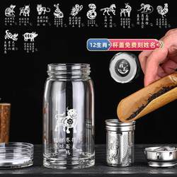 Single-Layer High Borosilicate Glass Cup, Trendy Solid Color Transparent Tea Cup, Thickened Large-Capacity Water Cup for Men and Women, Hot Sale