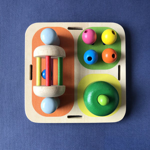 
Montessori early education educational toys busy house hole board infant wall accessories DIY1 year old wood perception enlightenment