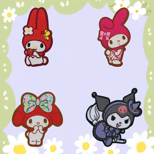 
Cartoon clothes patch patch self-adhesive sewing down jacket pants ripped repair school bag hand account DIY patch thin style