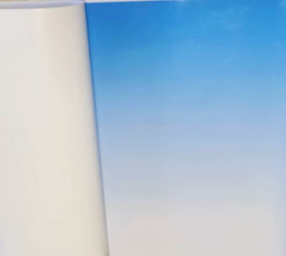 魚缸背景紙新款壁紙生態背景貼水草缸背景藍白漸層色定製水族箱缸 Taobao