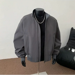 
2025 Spring and Autumn New American stand-up collar bomber jacket men's broad version trendy brand baseball uniform casual top