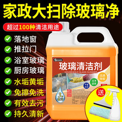 Glass Cleaner, Powerful Stain Remover for Cleaning Windows, Specialized Cleaning Agent for Bathroom Scale Removal