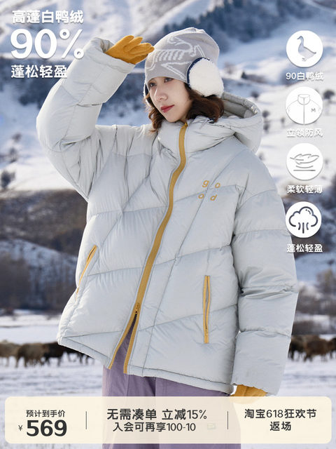 Madgood Made Construction Site Japanese Winter Gas Unblocked Outdoor Hooded Down Jacket Couple Style