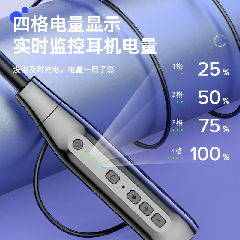 블루투스 헤드셋 무선 2023 새로운 스타일 세미 인 이어 목 교수형 스타일 남성과 여성을위한 매우 긴 배터리 수명 대용량 스포츠 소음 감소-