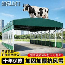 Push-Pull Awning, Outdoor Retractable Folding Tent, Mobile Sunshade for Stall Use, Parking Space, Movable Car Shed, Rainproof