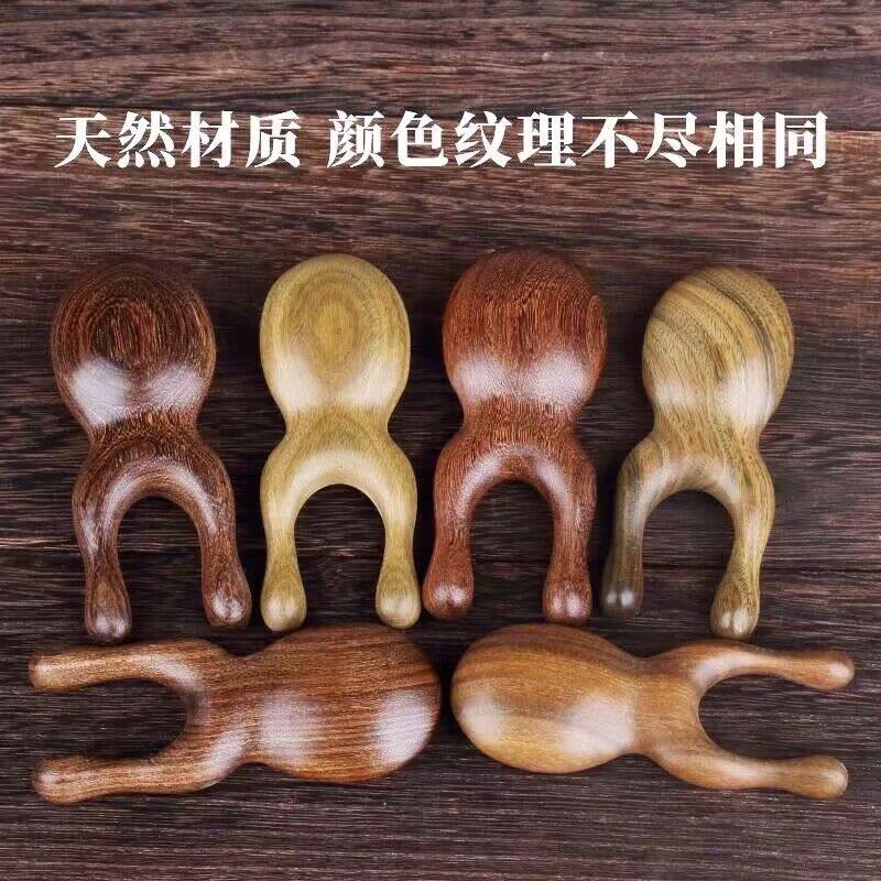 백단 눈 마사지 스틱, 귀 긁기 코 다리 마사지기, 긁기 보드, 힘줄 당기기 스틱, 안면 리프팅 경락 빗 -