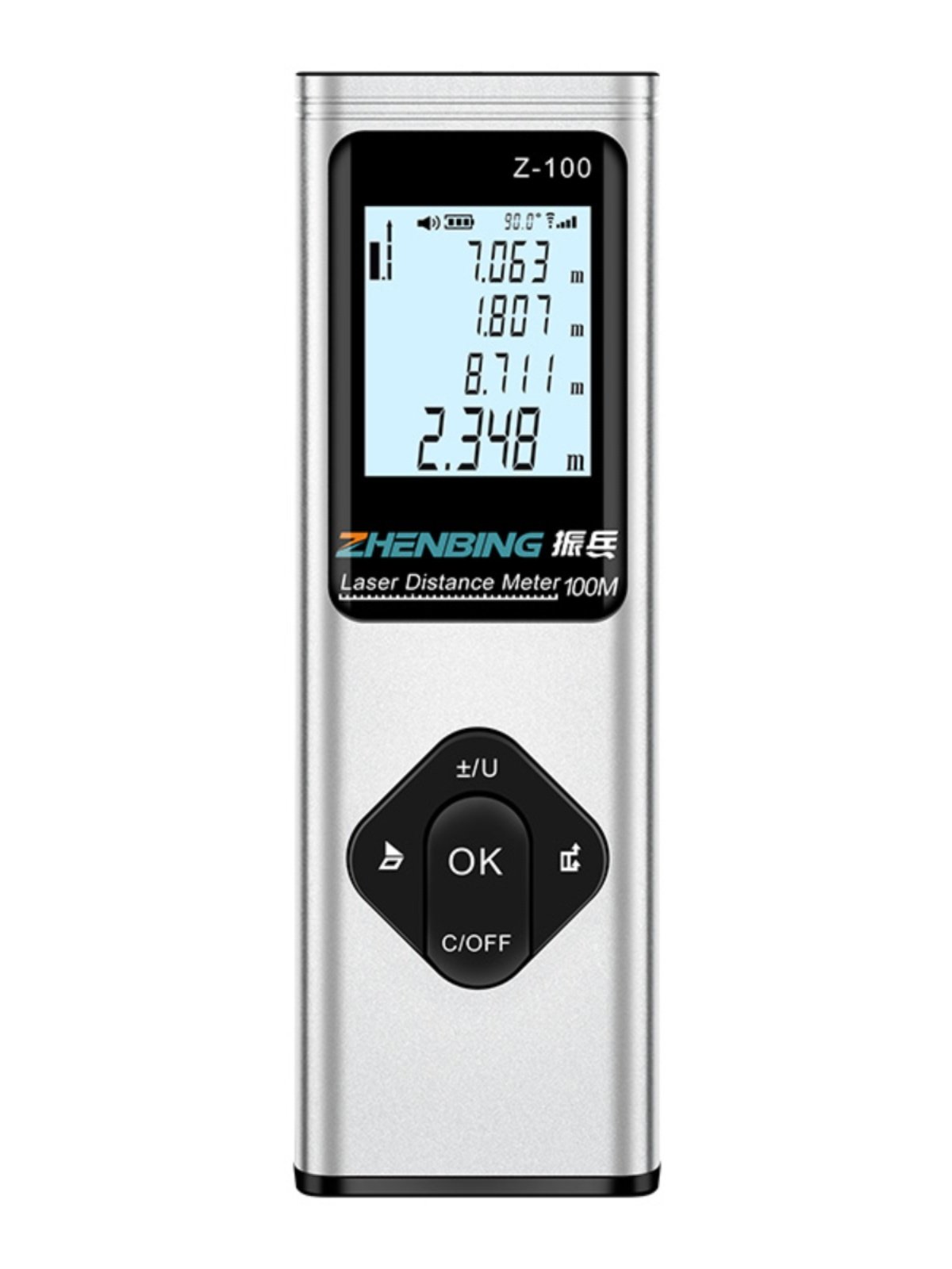 Télémètre Laser Zhenbing - 100m Règle Laser Portative Haute Précision