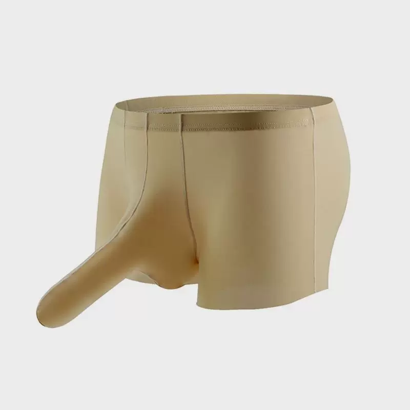 大象鼻子男内裤枪弹式分离冰丝夏季薄款性感四角裤头枪弹分离平角