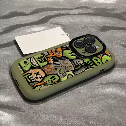 Mystery Maniacs Phone Cases Covers Drawing Illustration Silicone TPU iPhone 15, iPhone 14, iPhone 13, iPhone 12,