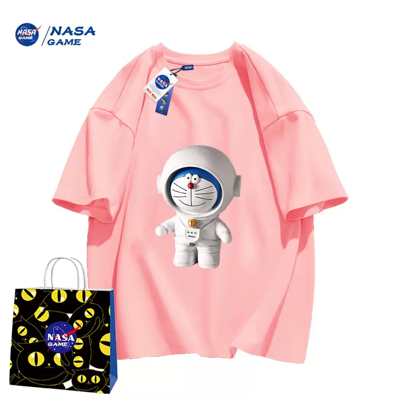 NASA GAME 23年夏季款 纯棉儿童短袖T恤 天猫优惠券折后￥16.9包邮（￥159.9-143）男、女童100~160码多花色可选