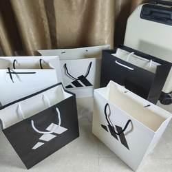 Adidas Handbag Packaging Bag, Boutique Bag, Shopping Paper Bag, Gift Bag, White Cardboard Bag