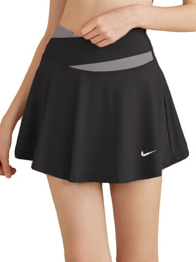 nike pure tennis skirt black