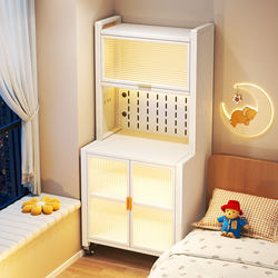 Baby Feeding Table Storage Cabinet, Baby Supplies Storage Rack, Floor-Standing Multi-Layer Multi-Functional Large-Capacity Storage Cabinet