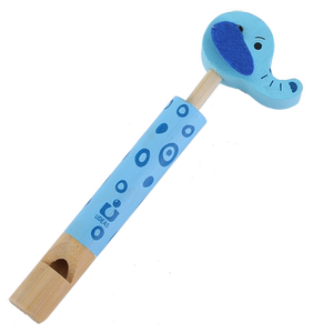 
Harmonic children wooden small trumpet toy flute bamboo flute recorder instrument whistle baby whistle baby toddler