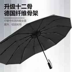 Small Electric Vehicle Rider's Special Umbrella, Windproof Folding Bracket Umbrella for Electric Scooters, Eccentric Umbrella Reinforced to Resist Storms