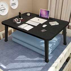 Bed folding small table bed desk heightened student dormitory writing study bay window bedroom sitting floor bed desk