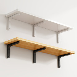 Wall-Mounted Shelf, Straight Board Shelf, Partition Wall Bracket, Wooden Board Wall-Mounted Dormitory Wall Bookshelf