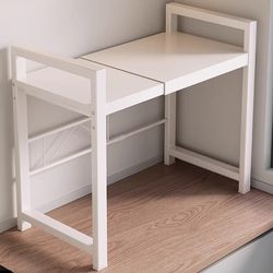 Retractable Rice Cooker Storage Rack, Multi-Functional Microwave Oven Rack, Oven Storage Rack, Kitchen Household Countertop Stand