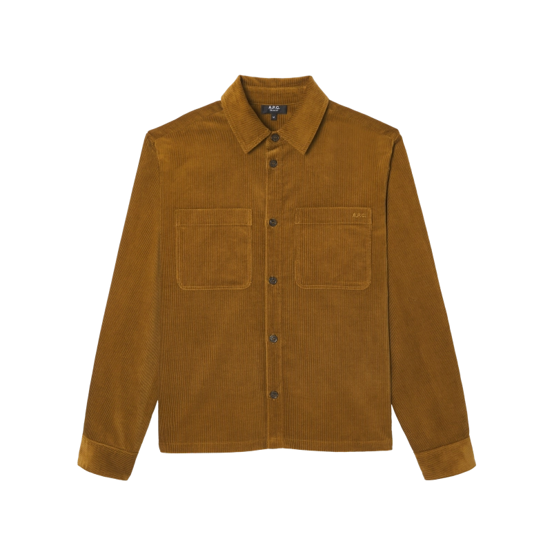 +極美品+ A.P.C. CHEMISE MC M A.P.C. Chemise Mateo Logo Kaki \u2013 Les Archives