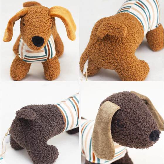 
Plush dog voice grinding teeth pet toy pet supplies cat dog toy dog ​​supplies factory cross-border