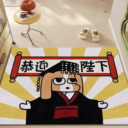 2025 New Model Creative and Fun Silk Loop Entrance Doormat for Home Use, Dust-Removing Foot Mat for the Foyer