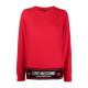 Hong Kong Direct Mail Moschino logo inlay tight woven pullover WS54G101370 knitted round collar
