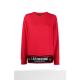 Hong Kong Direct Mail Moschino logo inlay tight woven pullover WS54G101370 knitted round collar

