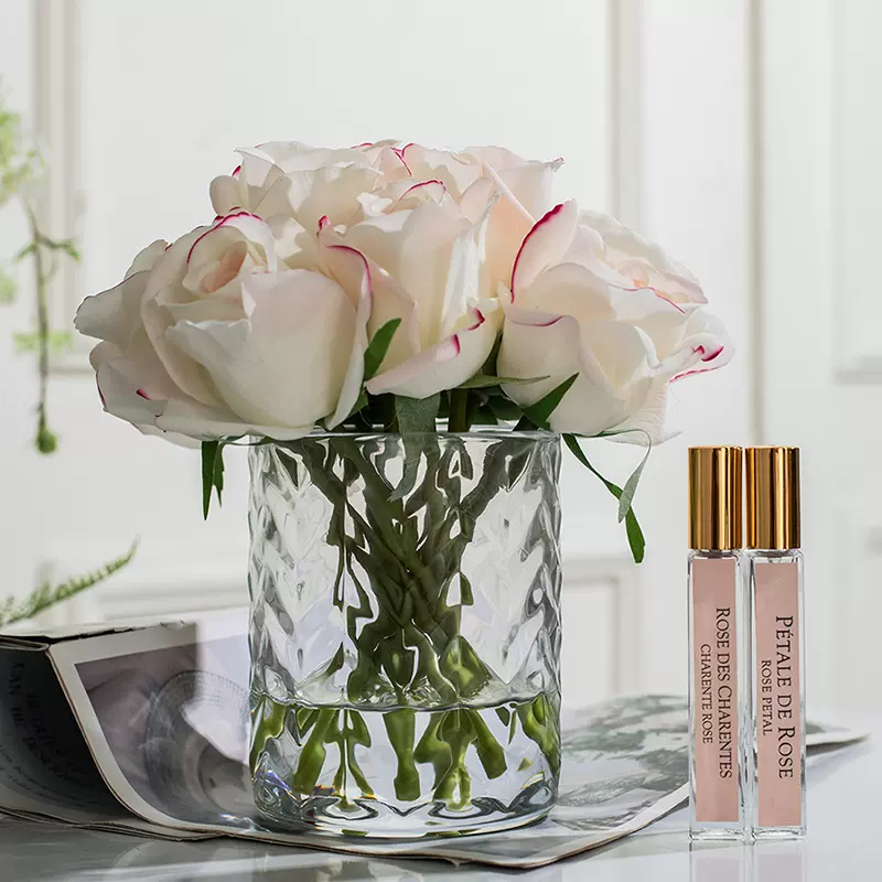 法国cote Noire波纹杯11朵玫瑰无火香氛花持久清新扩 法国cote Noire波纹杯11朵玫瑰无火香氛花持久清新扩