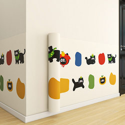 Self-Adhesive Wallpaper for Bedroom Wall Decoration, Thick Wall Stickers with a High-End Feel, Cartoon Wall Stickers to Cover Imperfections