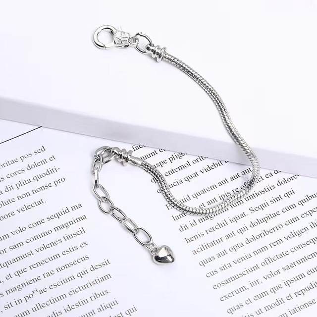 Panjia snake bone bracelet stainless titanium steel DIY universal chain jewelry beading accessories adjustable color-retaining bracelet production