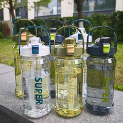 Portable Sports Water Bottle with Straw, Simple and Stylish, Fitness, Mountain Climbing, Outdoor Drinking Cup