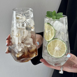ins Fenglingjiao Glass Cup Internet-Famous Restaurant Fruit Tea Cup Soda Sparkling Water Cup Cold Drink Cup Drinking Cup