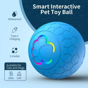 
Cross-border hot item toy ball, Hi God, bite-resistant O5, self-petting, amusing cat, relieving boredom, dog jumping device, jumping ball, intelligent self-rolling