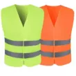 Áo phản quang quần áo an toàn đi xe đạp xây dựng Quần áo phản quang vệ sinh giao thông quần áo công sở Meituan áo vest màu vàng huỳnh quang in 