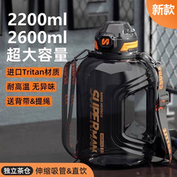 2026 New Model Large Capacity Water Bottle for Men, Portable, High Temperature Resistant, Suitable for Students, Summer Fitness Sports Water Bottle