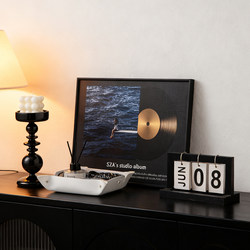 Vintage Desktop Entrance Art Decoration Vinyl Record Light Luxury Niche Home Decor Tv Cabinet Soft Furnishings