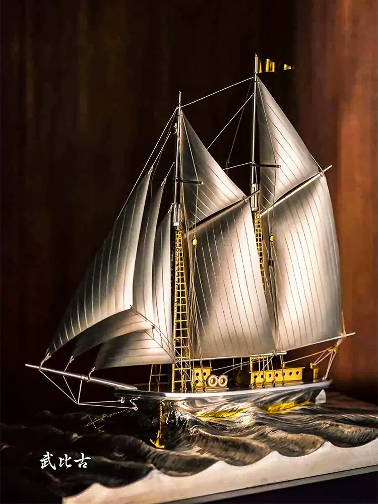 北*野様 武比古／sterling 960 ヨット 帆前船 武比古／sterling 960 ヨット 銀製 帆前船 武比古 STERLING