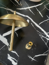 Brass Umbrella, Oil-Paper Umbrella, Small Ornament, Bagua Tai Chi Windmill, Portable Handheld Ornament, Rotating Twenty-Eight Constellations Umbrella