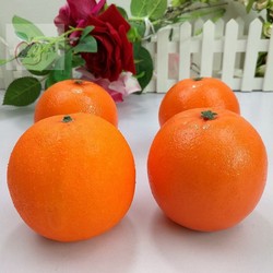 Simulated Fruit Fake Orange Tangerine Model Fake Fruit and Vegetable Plastic Orange Photography Display Home Cabinet Decoration
