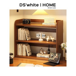 T4Kzi German Desktop Bookshelf Desk Storage Rack Home Storage Rack Bedroom Book Multi-Layer Bookcase Desk Bookshelf