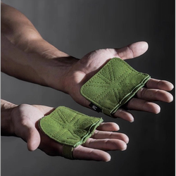 Gymdreamer Fitness Gloves for Men, Horizontal Bar Equipment Training, Leather Weightlifting Gloves with Anti-Slip Palm Protection to Prevent Calluses