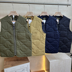 
Don’t miss it! Japanese single foreign trade gourd-shaped quilted quilted windproof and waterproof autumn and winter lightweight cotton vest for men and women