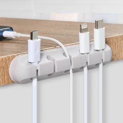 Desktop cable manager, mobile phone charging cable, data cable organizer, network line routing holder, storage bundle buckle