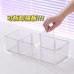 Medicine Compartment Storage Box Hospital Pharmacy Home Divider Board for Classifying and Storing Medicines Transparent with Lid Desktop Medicine Box